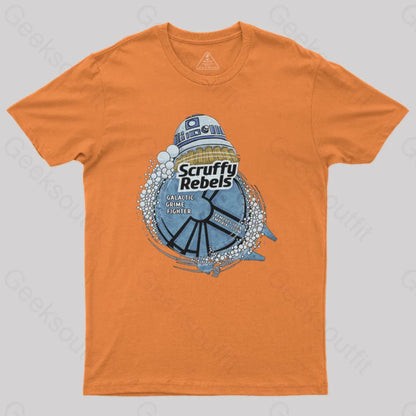 Scruffy Rebels Nerd T-Shirt Orange / S