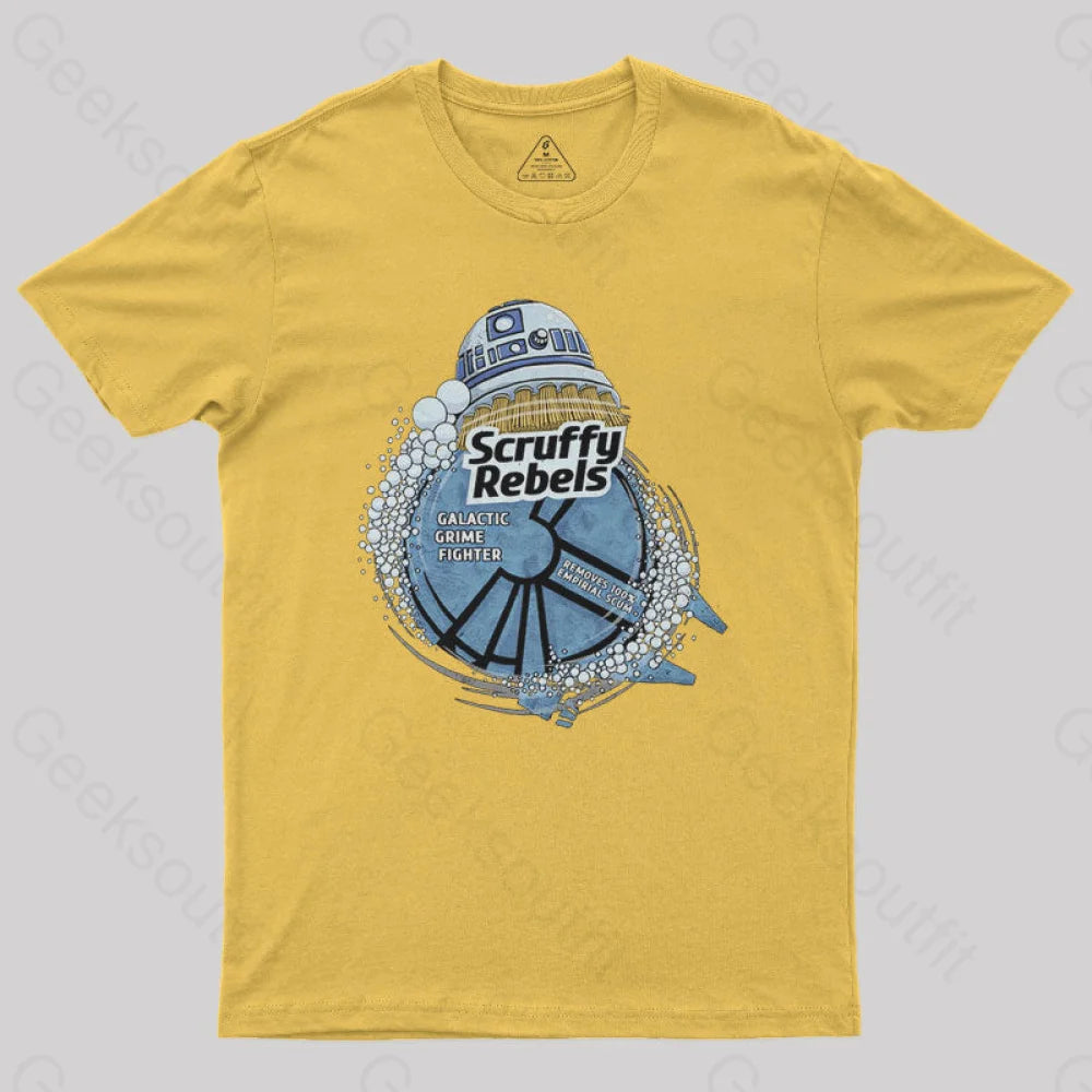 Scruffy Rebels Nerd T-Shirt Yellow / S