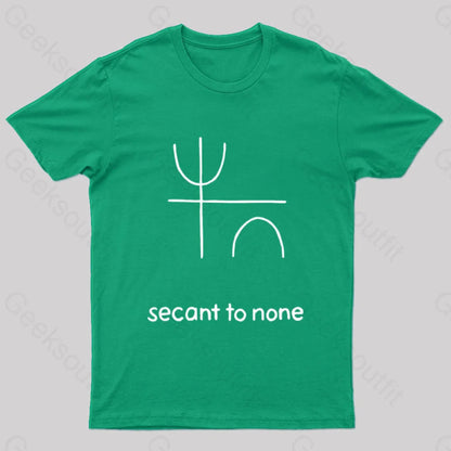 Secant To None Geek T-Shirt Green / S