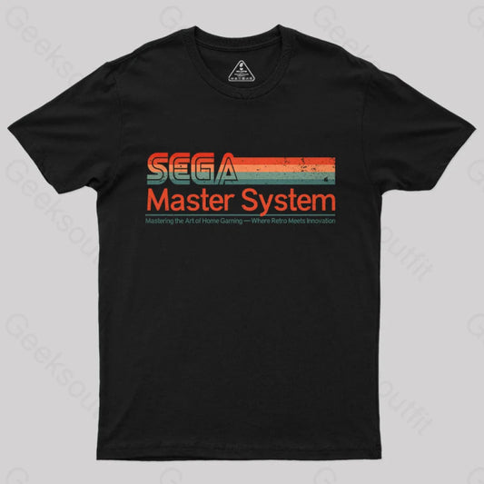 Sega Master System T-Shirt Black / S Yc