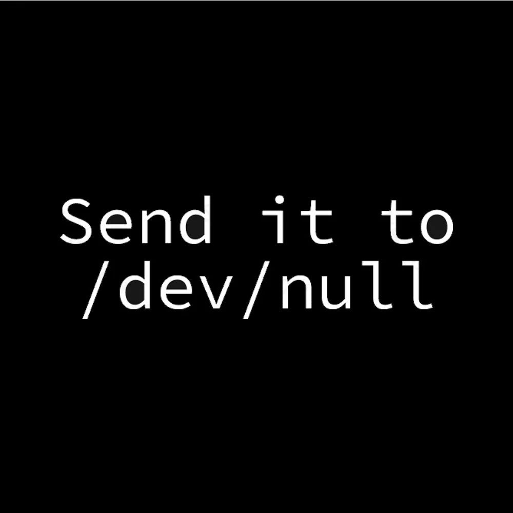 Send It To /Dev/Null Nerd T-Shirt