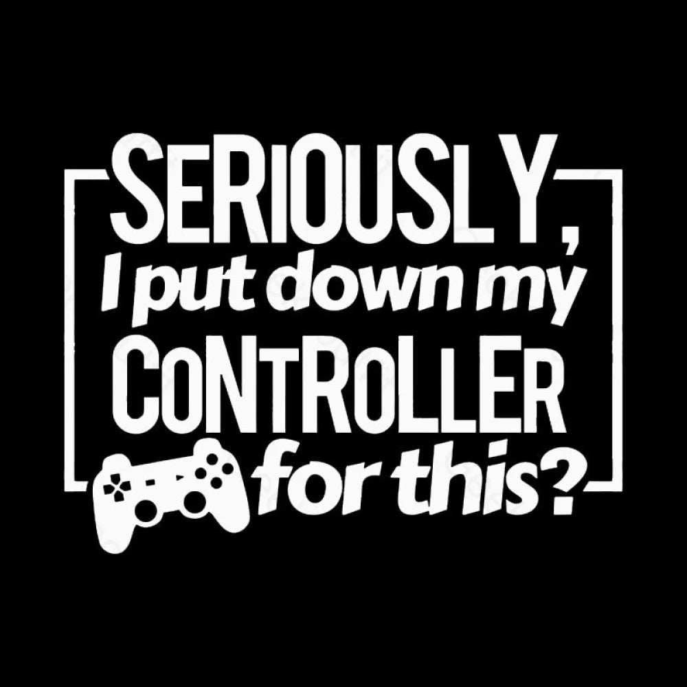 Seriously I Put Down My Controller For This Geek T-Shirt