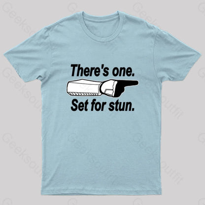 Set For Stun Geek T-Shirt Light Blue / S