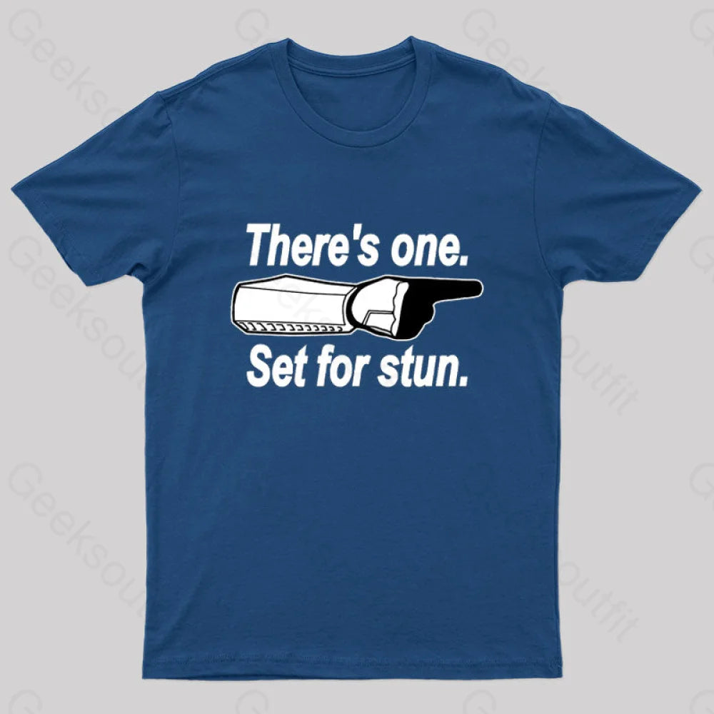 Set For Stun Geek T-Shirt Navy / S