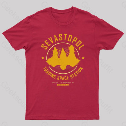 Sevastopol Station Geek T-Shirt Red / S