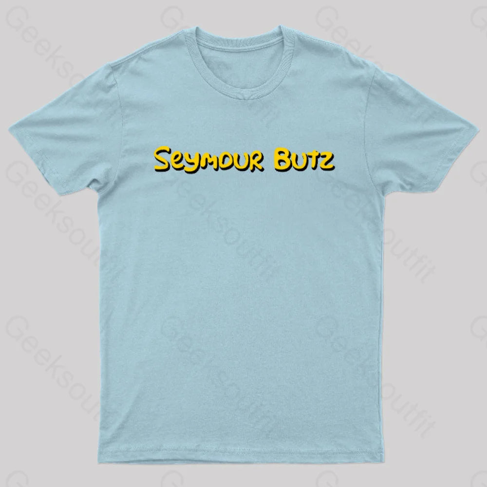 Seymour Butz Geek T-Shirt Light Blue / S