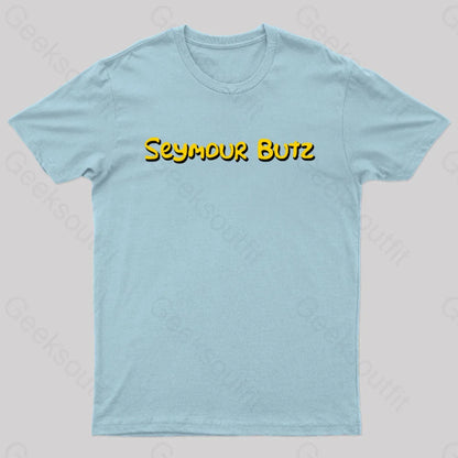 Seymour Butz Geek T-Shirt Light Blue / S