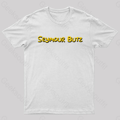 Seymour Butz Geek T-Shirt White / S