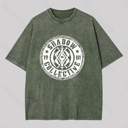 Shadow Collective Empire Strikes Back Washed T-Shirt Army Green / S