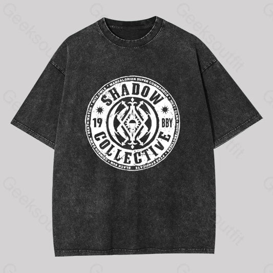 Shadow Collective Empire Strikes Back Washed T-Shirt Black / S