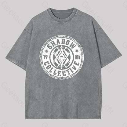 Shadow Collective Empire Strikes Back Washed T-Shirt Grey / S