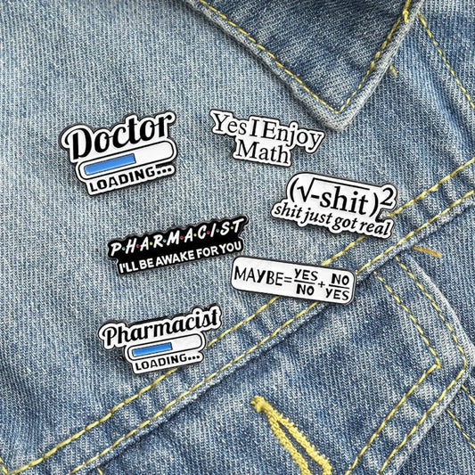 Shit Just Got Real Math Enamel Pins - Geeksoutfit