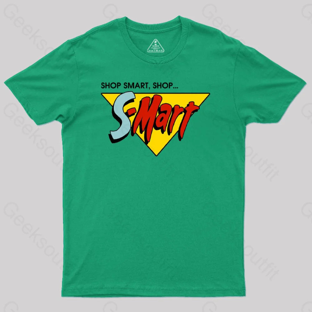 Shop Smart Shop... Geek T-Shirt Green / S