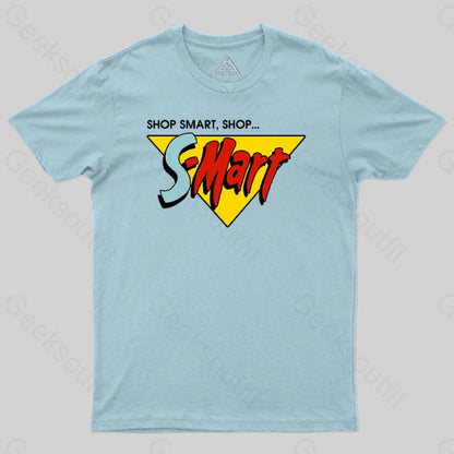 Shop Smart Shop... Geek T-Shirt Light Blue / S