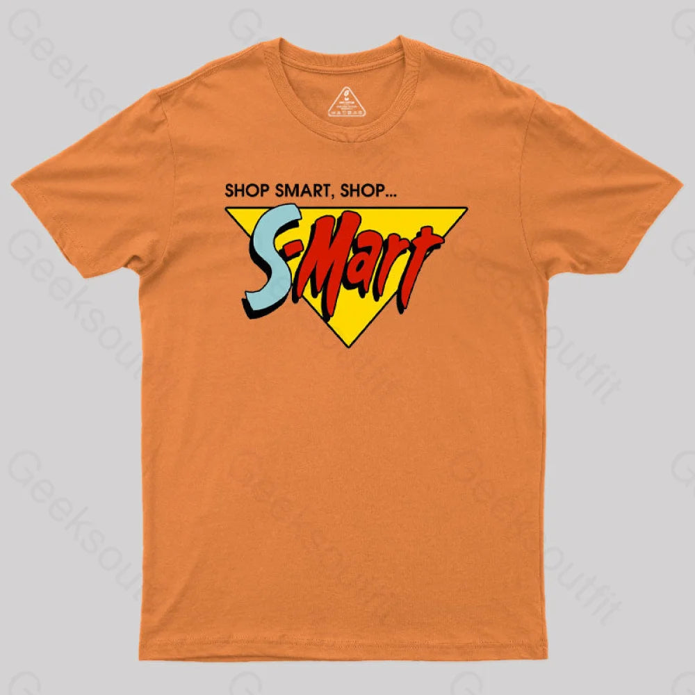 Shop Smart Shop... Geek T-Shirt Orange / S