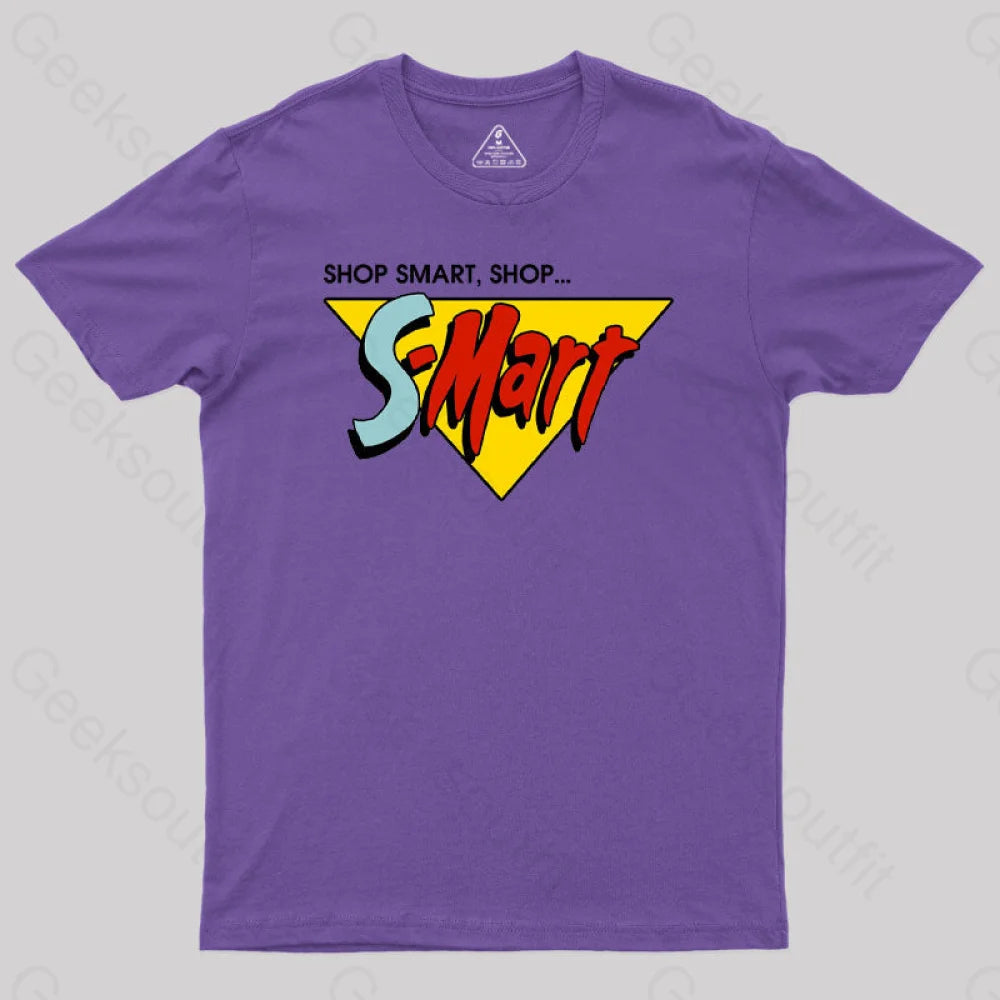 Shop Smart Shop... Geek T-Shirt Purple / S