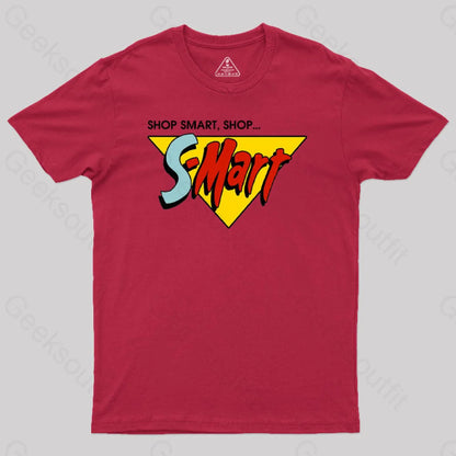 Shop Smart Shop... Geek T-Shirt Red / S