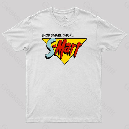 Shop Smart Shop... Geek T-Shirt White / S