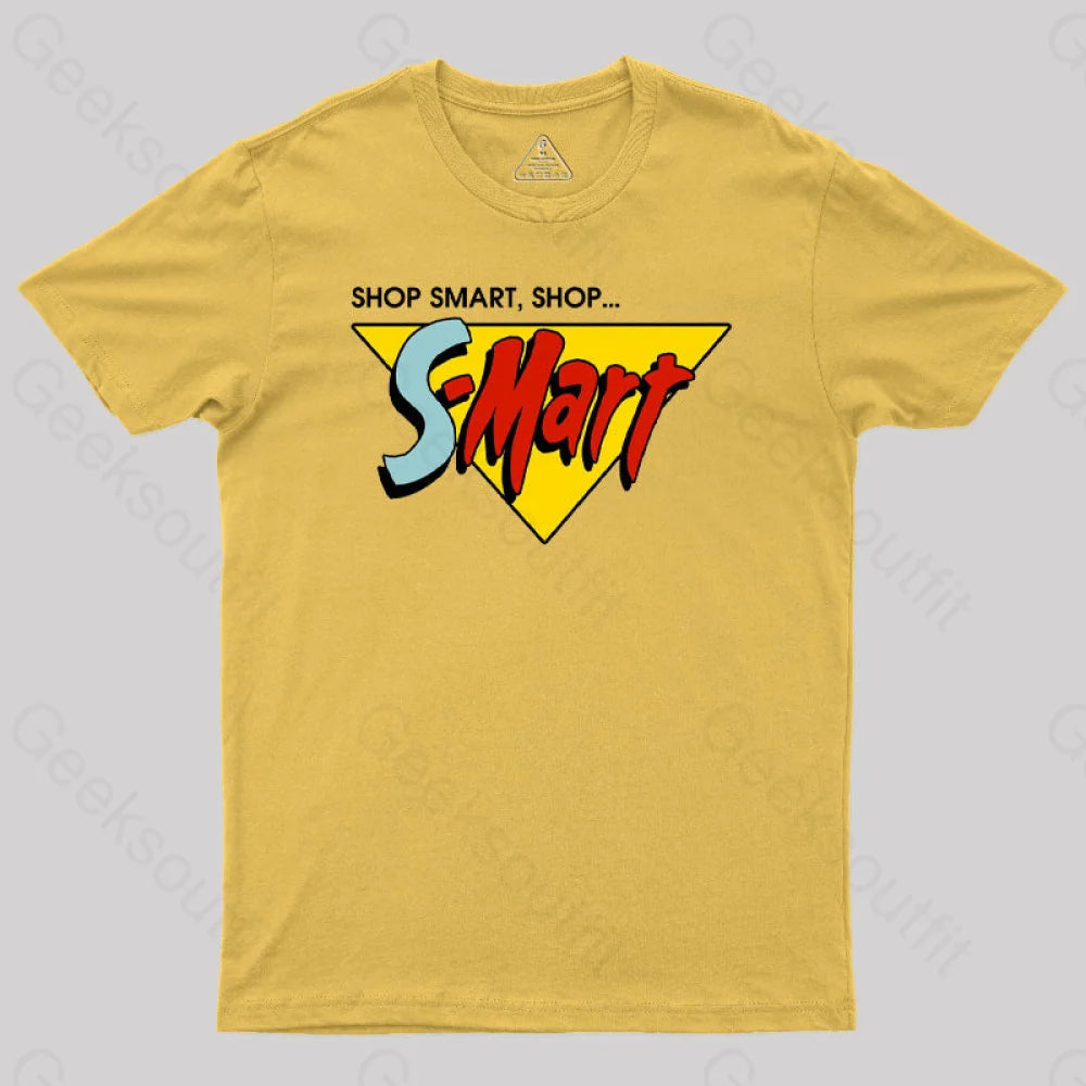 Shop Smart Shop... Geek T-Shirt Yellow / S