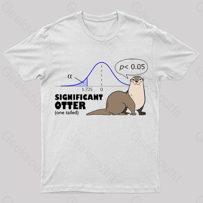 Significant Otter Nerd T-Shirt White / S