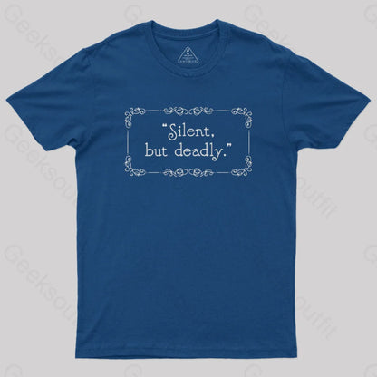 Silent But Deadly Geek T-Shirt Navy / S