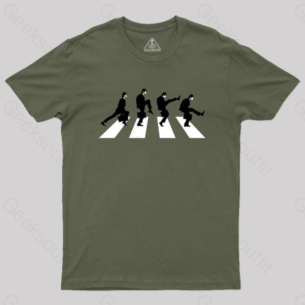 Silly Road Geek T-Shirt Army Green / S