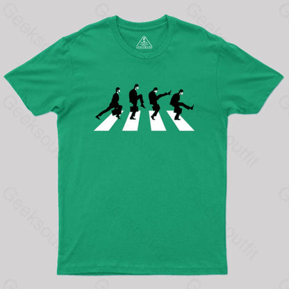 Silly Road Geek T-Shirt Green / S