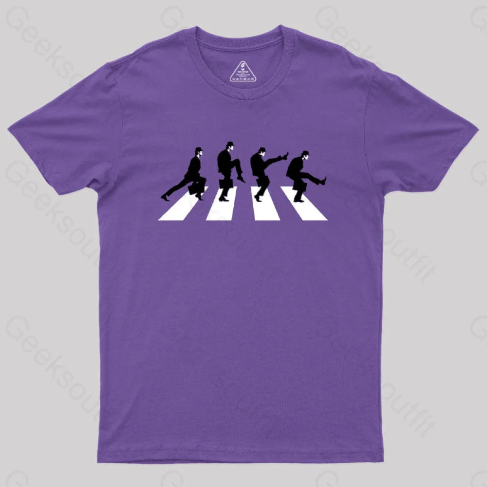 Silly Road Geek T-Shirt Purple / S