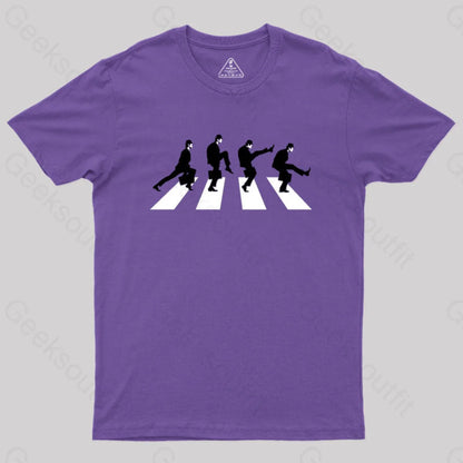 Silly Road Geek T-Shirt Purple / S