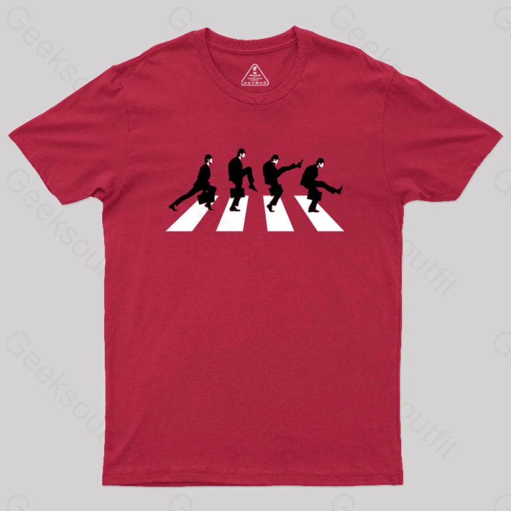 Silly Road Geek T-Shirt Red / S