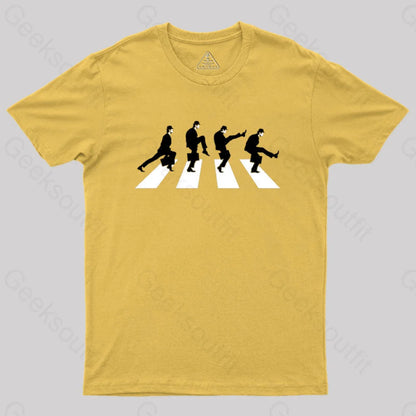 Silly Road Geek T-Shirt Yellow / S