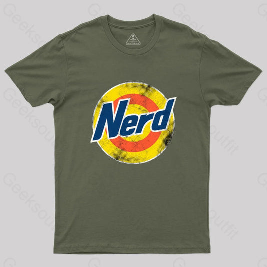 Simplicity Nerd T-Shirt Army Green / S