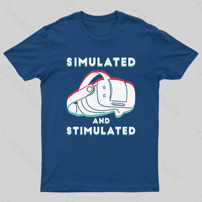 Simulated And Nerd T-Shirt Navy / S