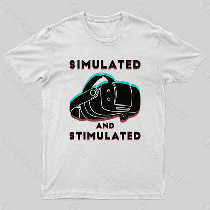 Simulated And Nerd T-Shirt White / S