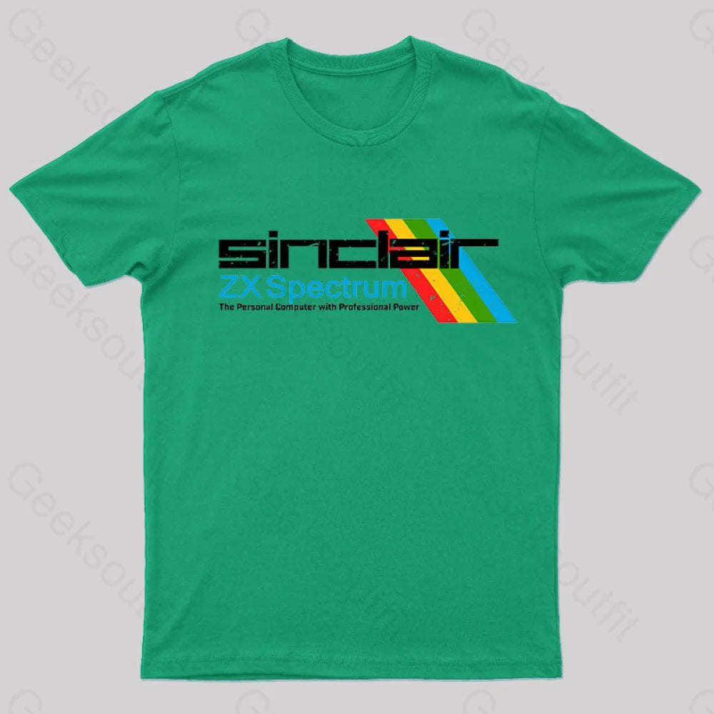 Sinclai Zx Spectrum T-Shirt Green / S Yc