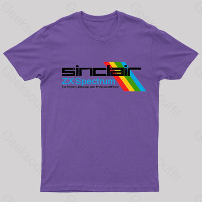 Sinclai Zx Spectrum T-Shirt Purple / S Yc