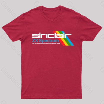 Sinclai Zx Spectrum T-Shirt Red / S Yc