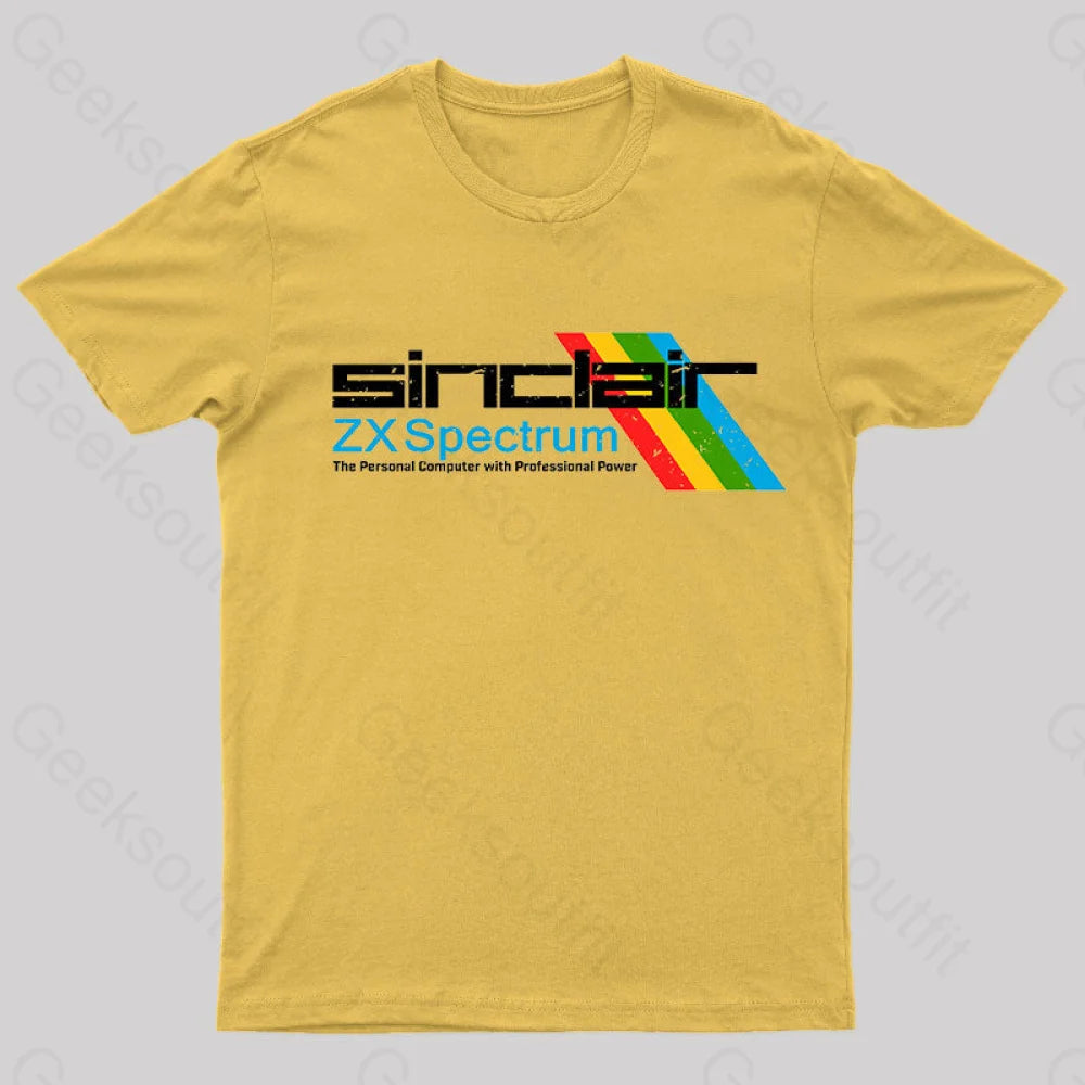 Sinclai Zx Spectrum T-Shirt Yellow / S Yc