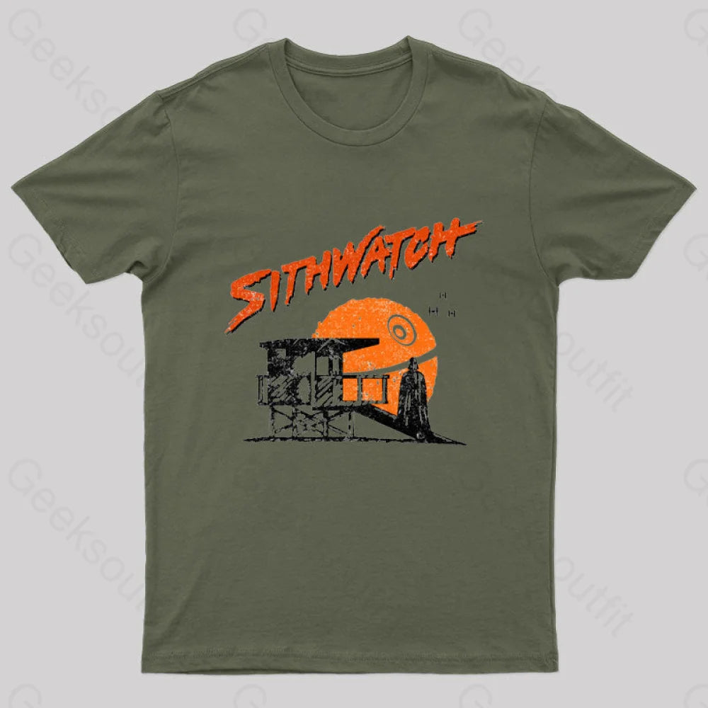 Sithwatch Nerd T-Shirt Army Green / S