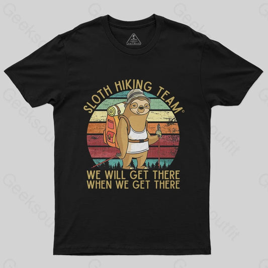 Sloth Hiking Team T-Shirt - Geeksoutfit