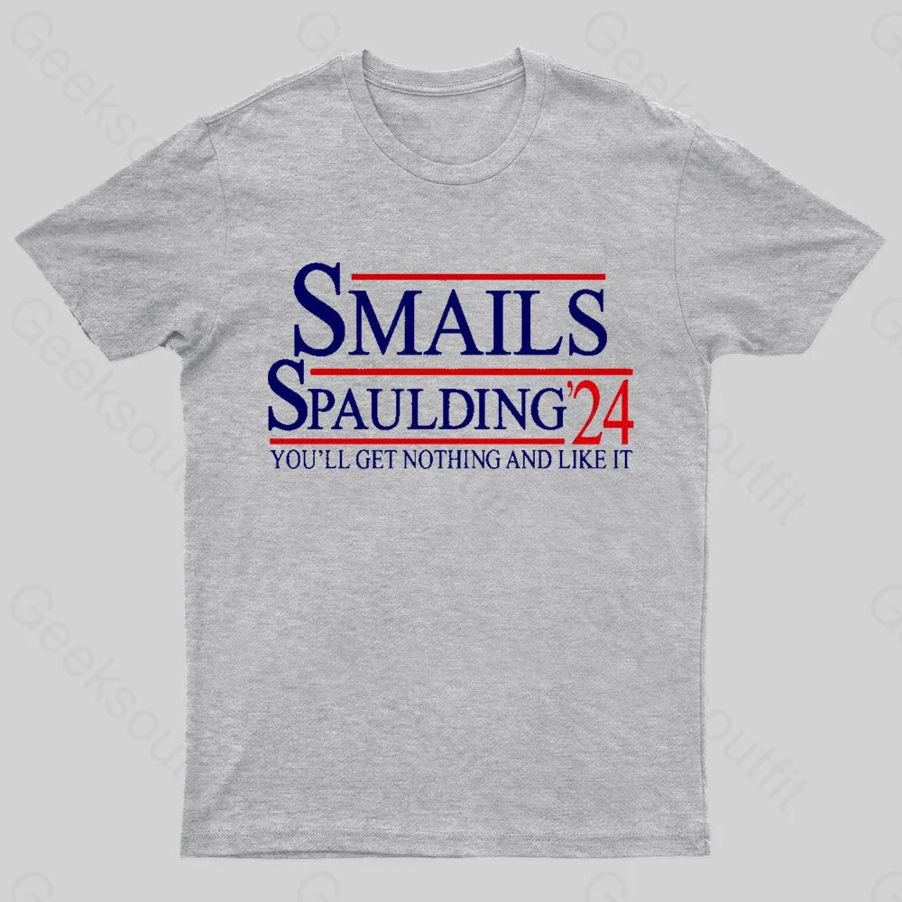 Smails Spaulding 24 Geek T-Shirt Grey / S