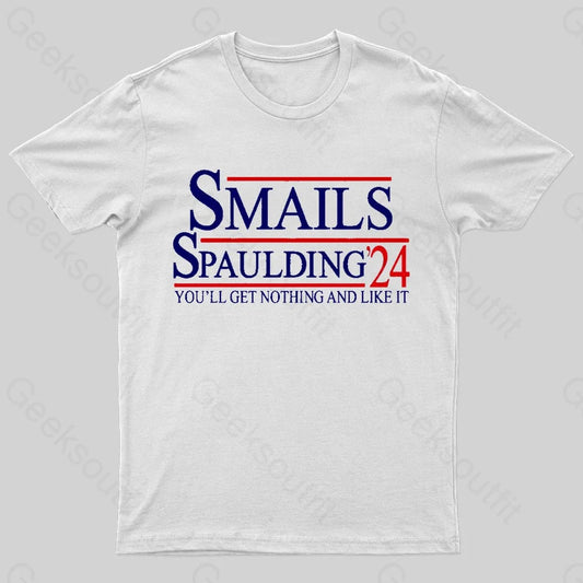 Smails Spaulding 24 Geek T-Shirt White / S