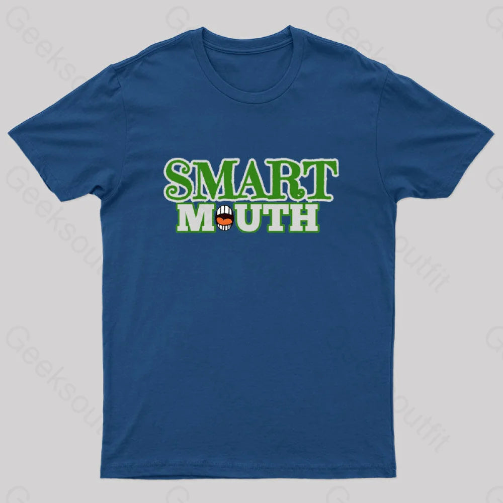 Smart Mouth Geek T-Shirt Navy / S