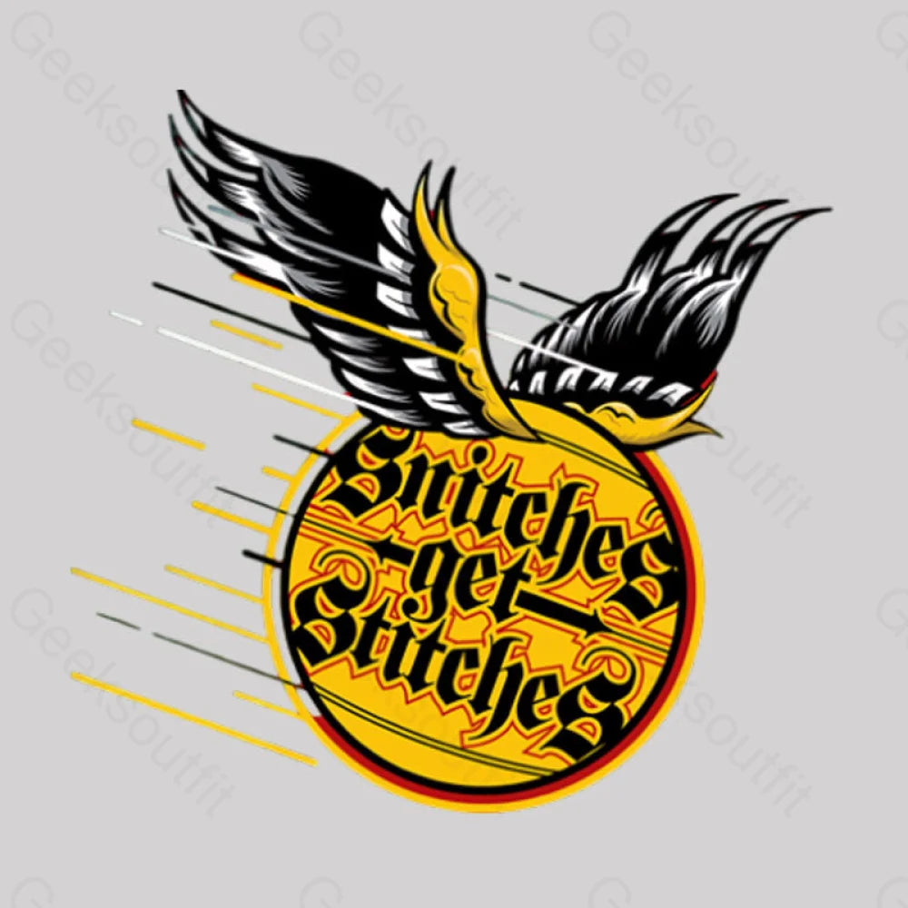 Snitches Get Stitches Nerd T-Shirt