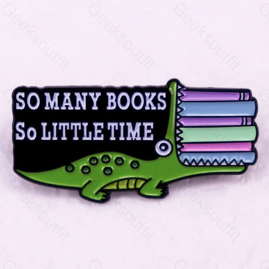 So Many Books Little Time Pins