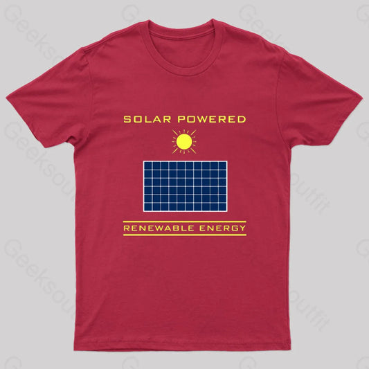 Solar Powered T-Shirt Red / S