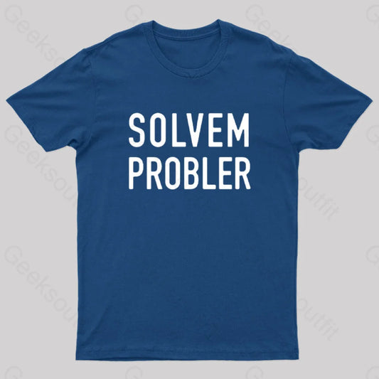 Solvem Probler Nerd T-Shirt Navy / S