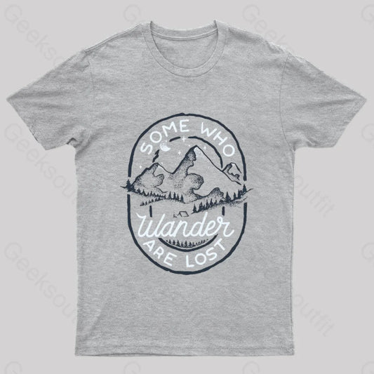 Some Who Wander Remix Geek T-Shirt Grey / S