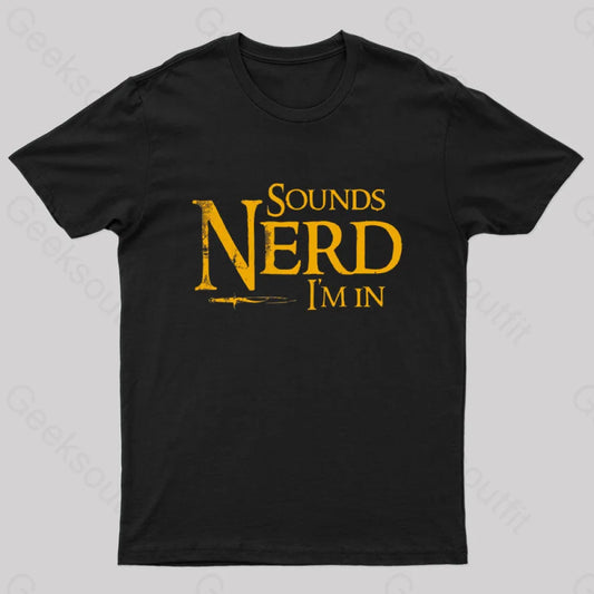 Sounds Nerd T-Shirt Black / S