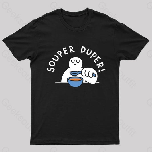 Souper Duper Geek T-Shirt Black / S